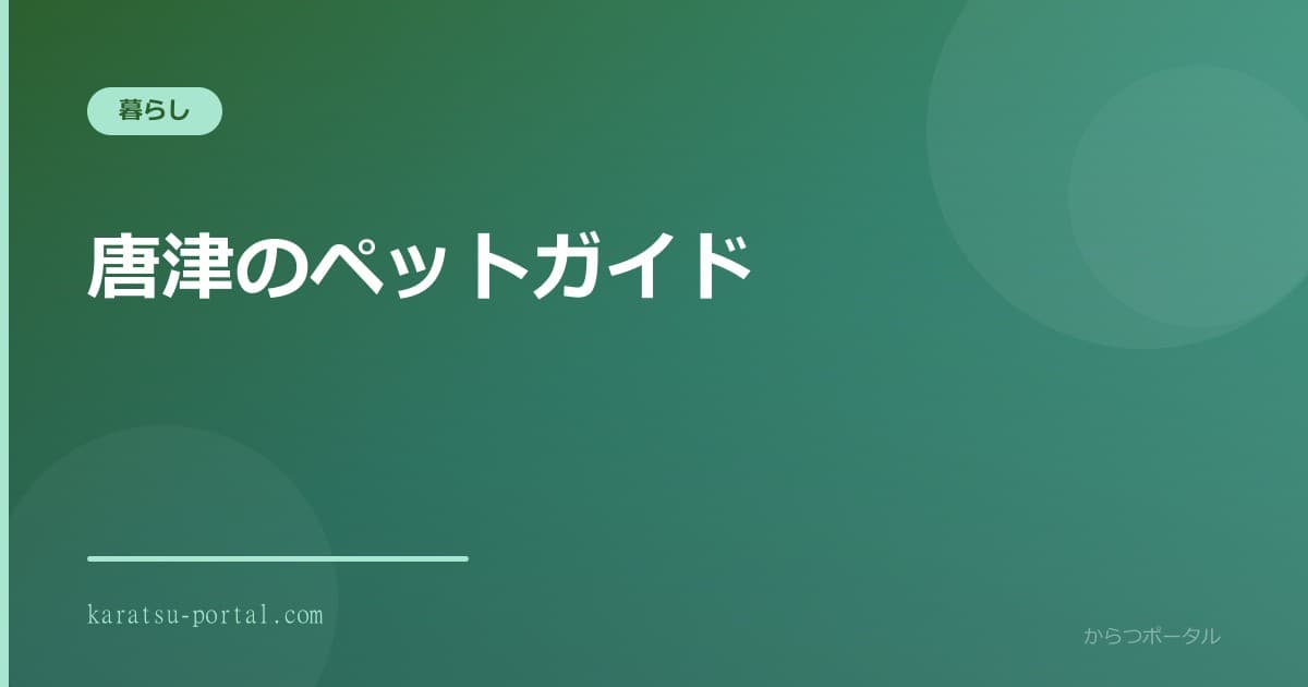 唐津の海辺を犬と散歩する飼い主のイメージ